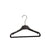 RENTAL Black Plastic Top Hanger - L300 (RENTHR4511BK)