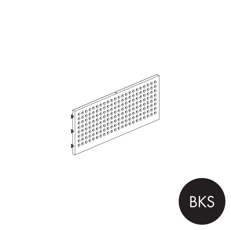 MAXe Metal Pegboard Panel, 590Wx240H