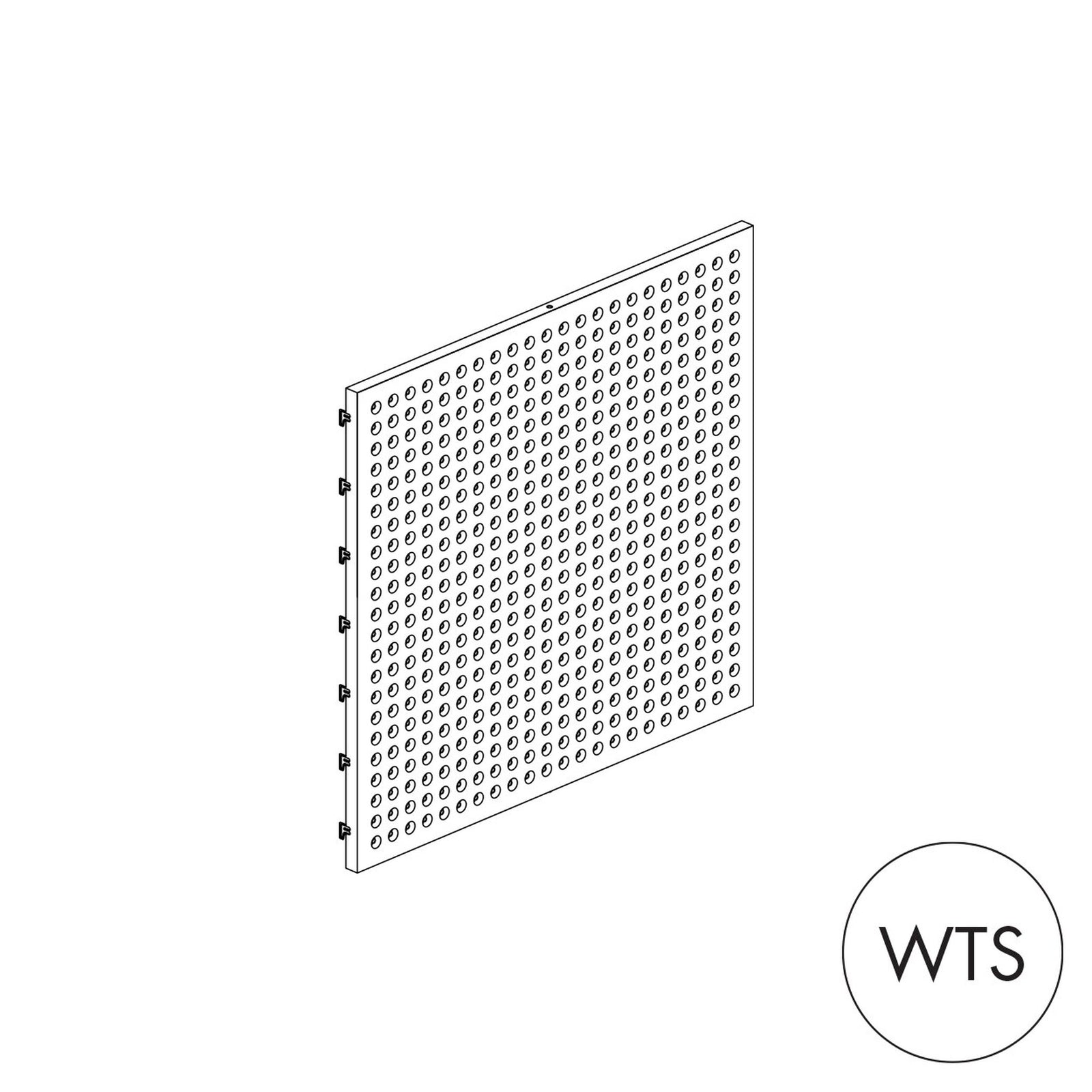 MAXe Metal Pegboard - White Sand