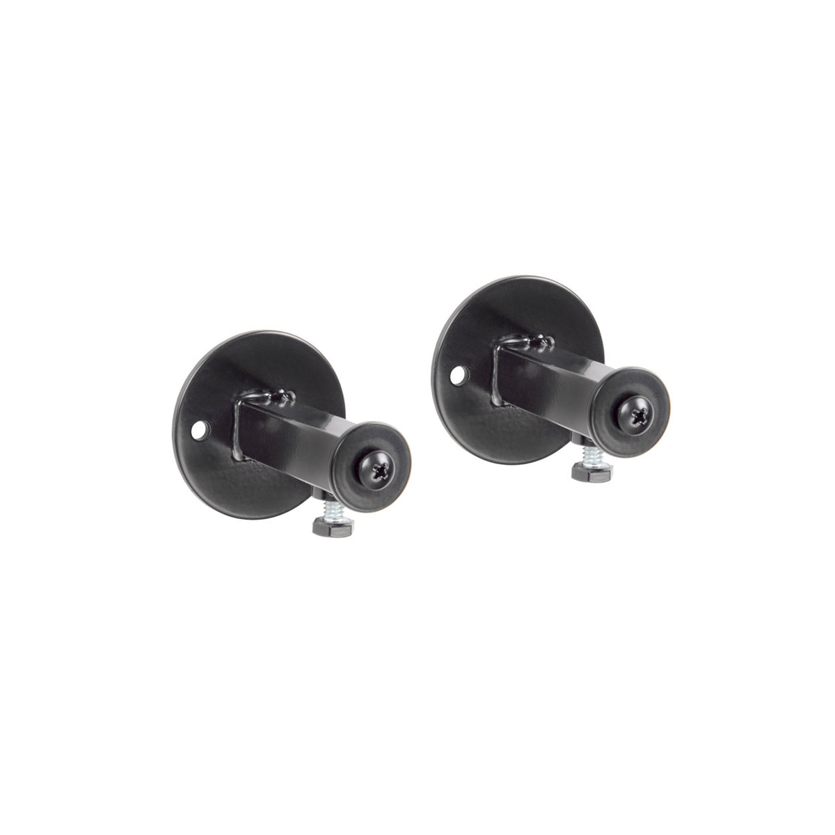 MAXe Single Sided Post Adjustable Wall Mount Set (Pack of 2) - Black Sand