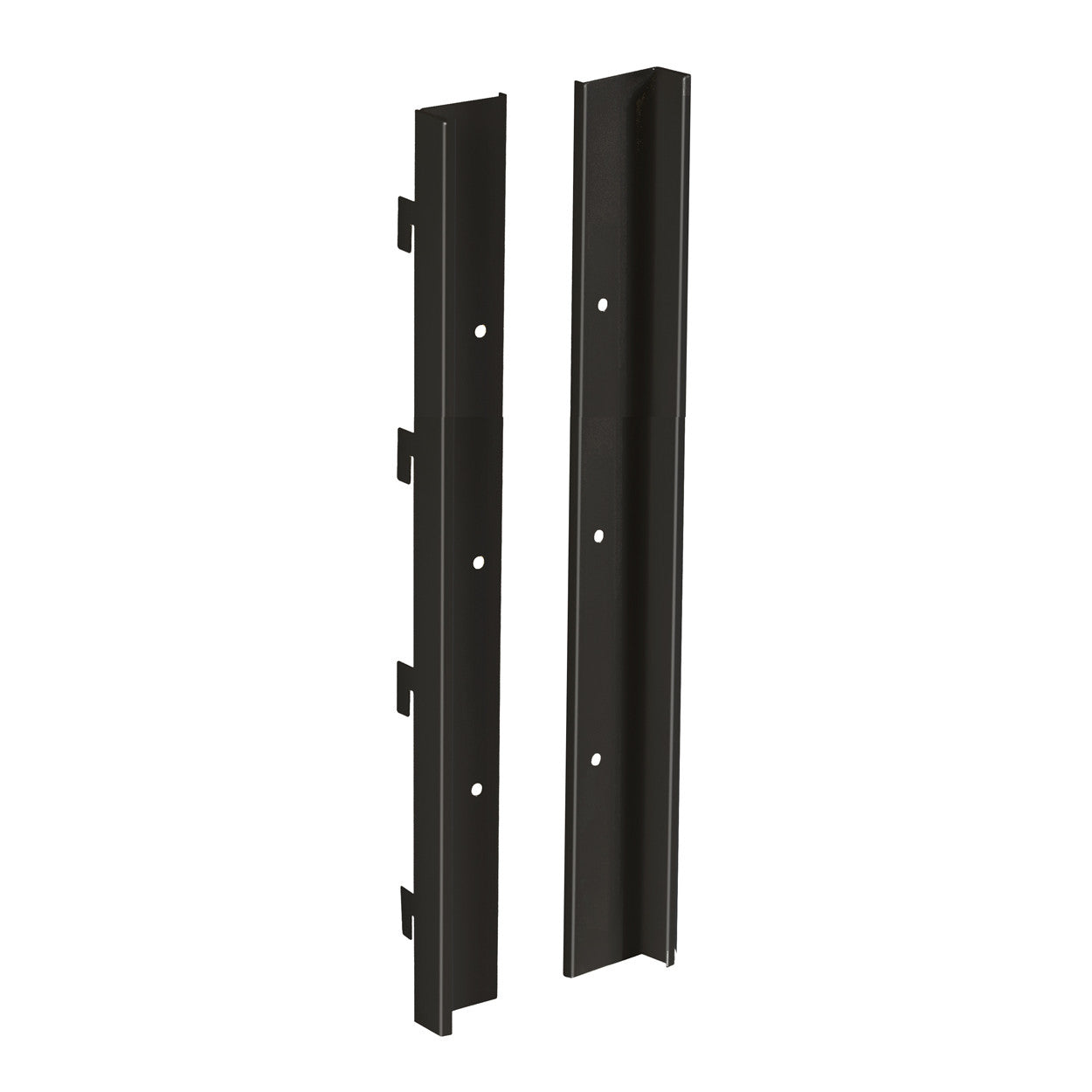MAXe Slatwall Panel Bracket Set - H560 x T18 - Black Sand