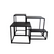 RENTAL Nesting Riser 4pcs Set Black (RENTRISERSETBK)