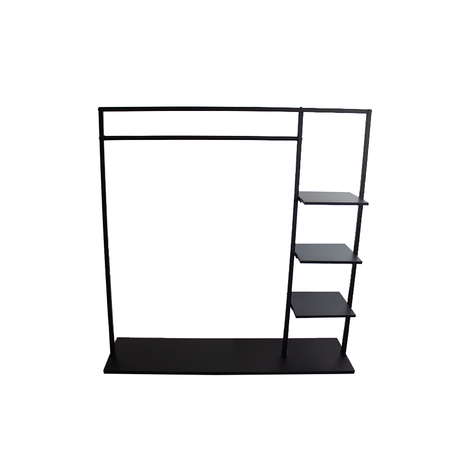 RENTAL Merchandising Rack - L1500 x D400 x H1525 (RENTRACK150BK)