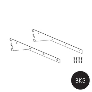 MAXe Shelf Angle Adjustable Bracket Set - D500 x H30