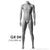 RENTAL European Headless Male Mannequin - GR04 Ral9001 (RENT1HLGRN-4)