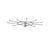 10 Prong Spinner for Signage Hardware Stems & Base 340mm DIA