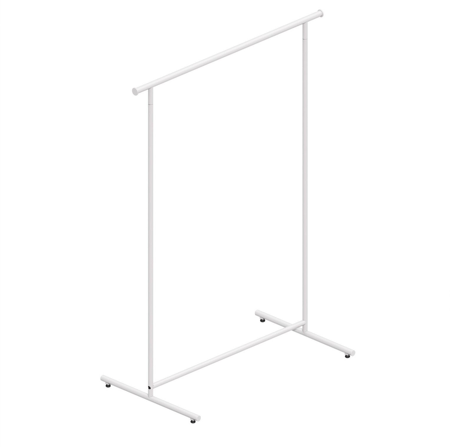Little White Rack on Glides - W986 x D510 x H1335