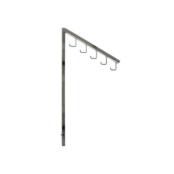 Angled Arm with 5 Hooks for 2-Way & 4-Way Clothes Racks