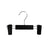RENTAL Adjustable Black Plastic Clip Hanger - L230 (RENTHR4506BK)