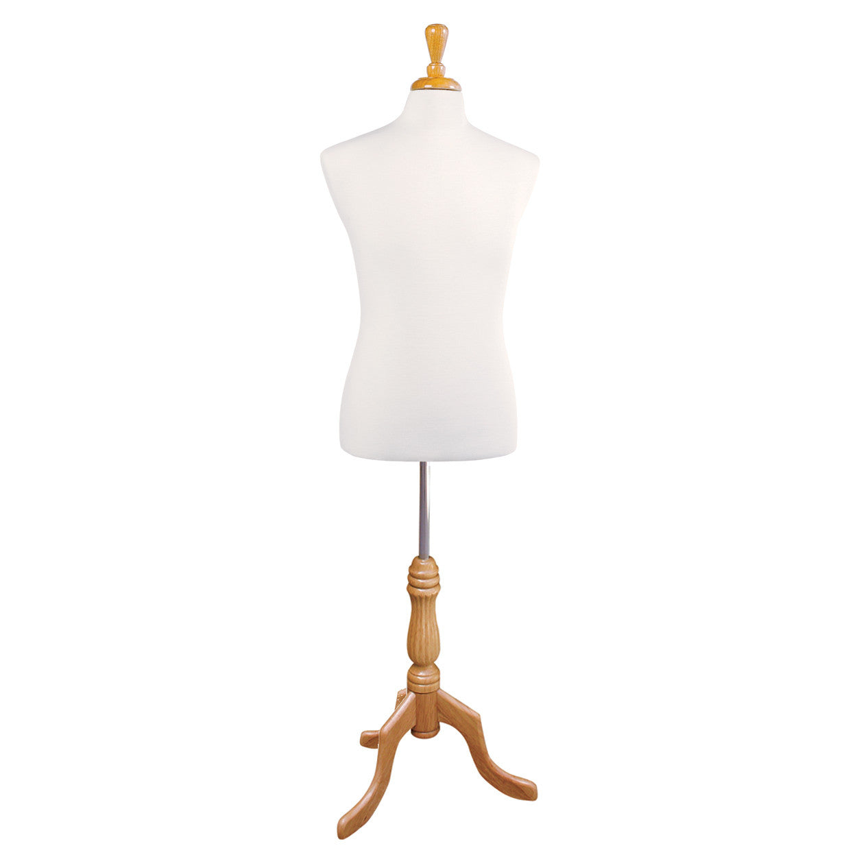 Budget Male Fabric Bust Kit with Base