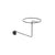 MAXe Backrail Hat Display - 150mm DIA x 4 mm DIA wire (E4352BK)