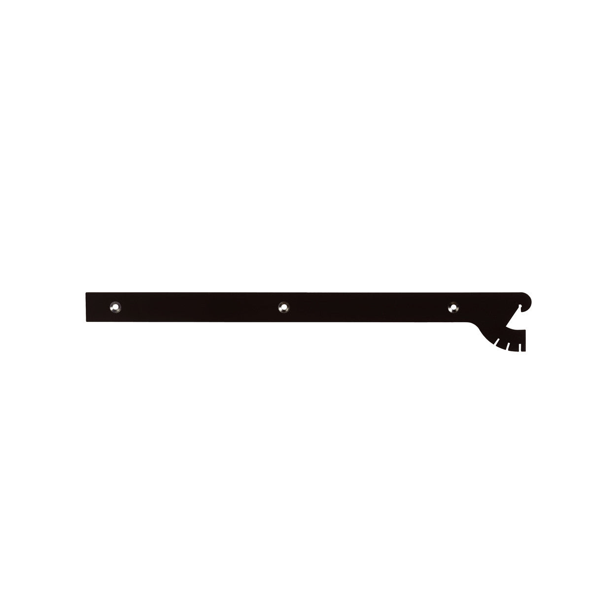 Maxe 400Mm Shelf Bracket Multi Angle Set With Screws & Tool 400 L X 2.5Mm Thick E6104BK