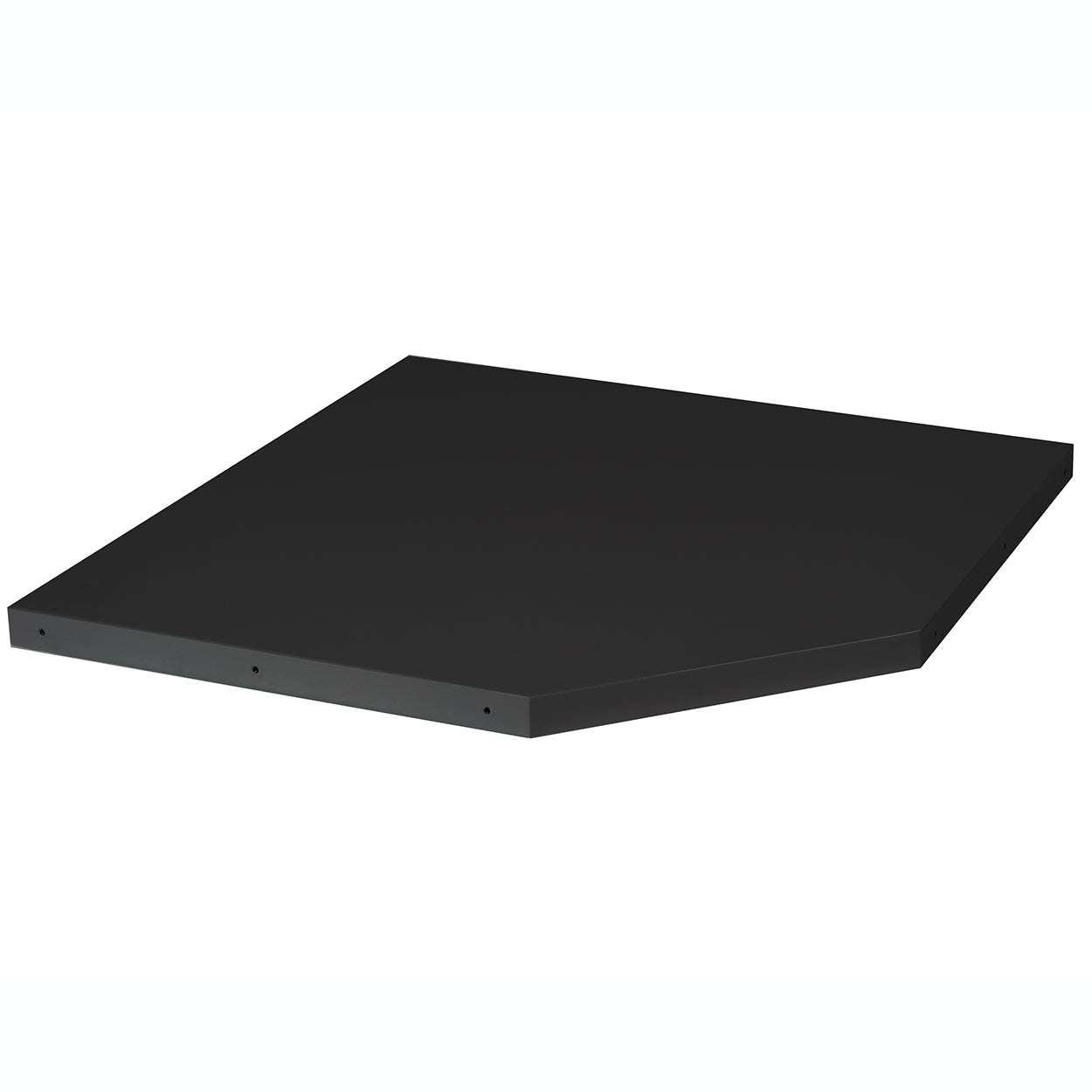 Maxe Inside Corner Metal Shelf For 400Mm D Shelves In 600Mm W Bay E71406BK