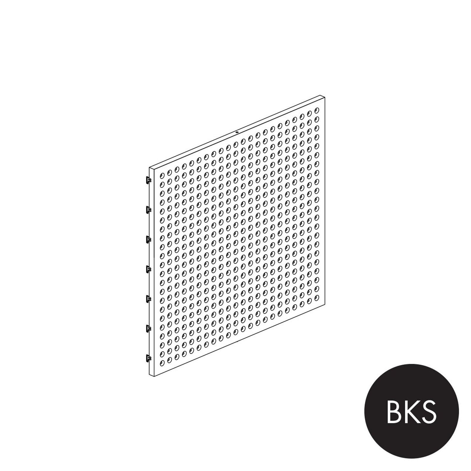 MAXe Metal Pegboard - Black Sand 