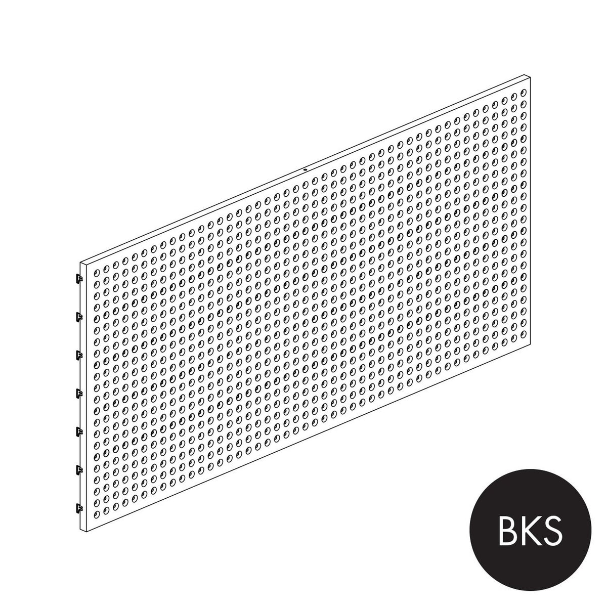MAXe Metal Pegboard - Black Sand 
