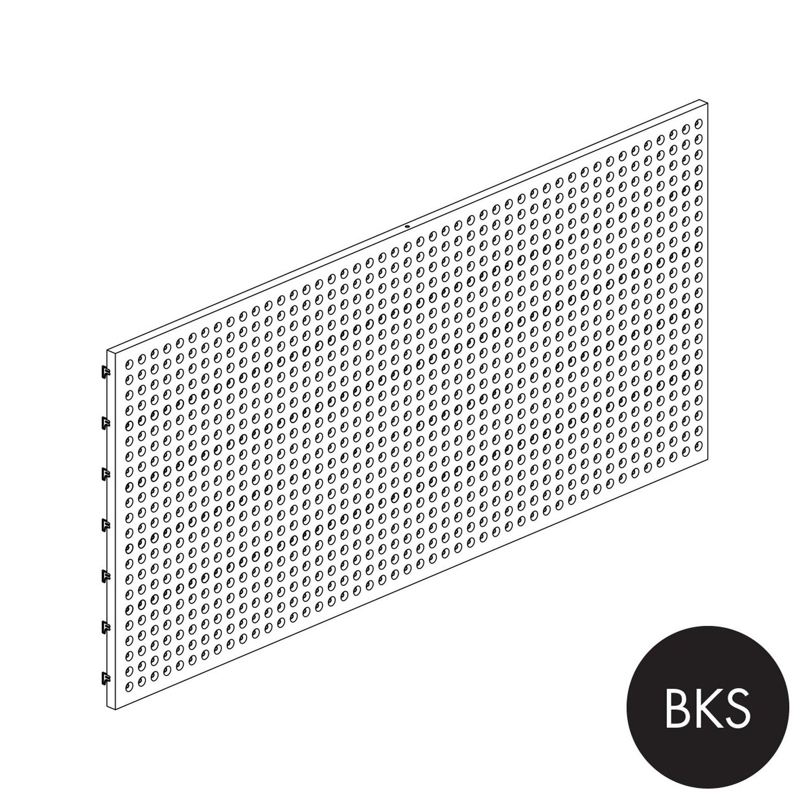 MAXe Metal Pegboard - Black Sand 