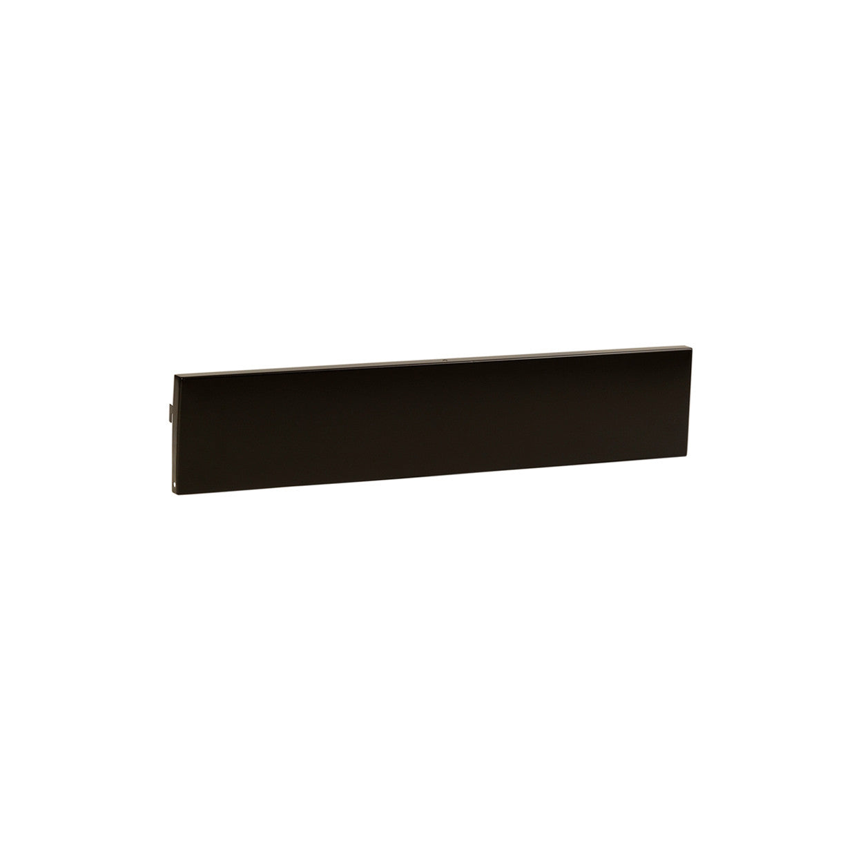 MAXe Metal Skirting 600mm Bay - W590 x H120 x T18 - Black Sand