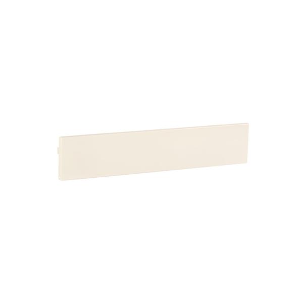 MAXe Metal Skirting 600mm Bay - W590 x H120 x T18 - White Sand