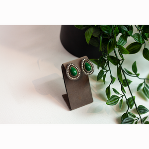 RENT Small Grey Velvet Earring Stand RENTES1