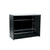 Counter Showcase Glass Top with 2 Shelves - Black W1200 x D508 x H965