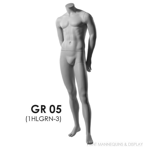RENTAL European Headless Male Mannequin - GR05 (RENT1HLGRN-3)