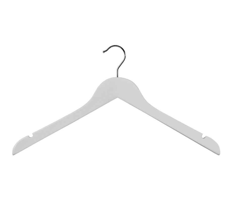 Wooden Hanger Wishbone with Notches (H2628)
