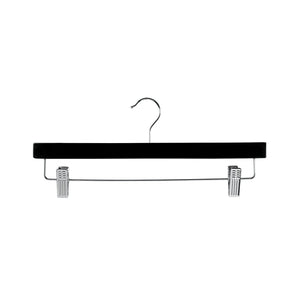 Wooden Hangers with Adjustable Clips (H2629)