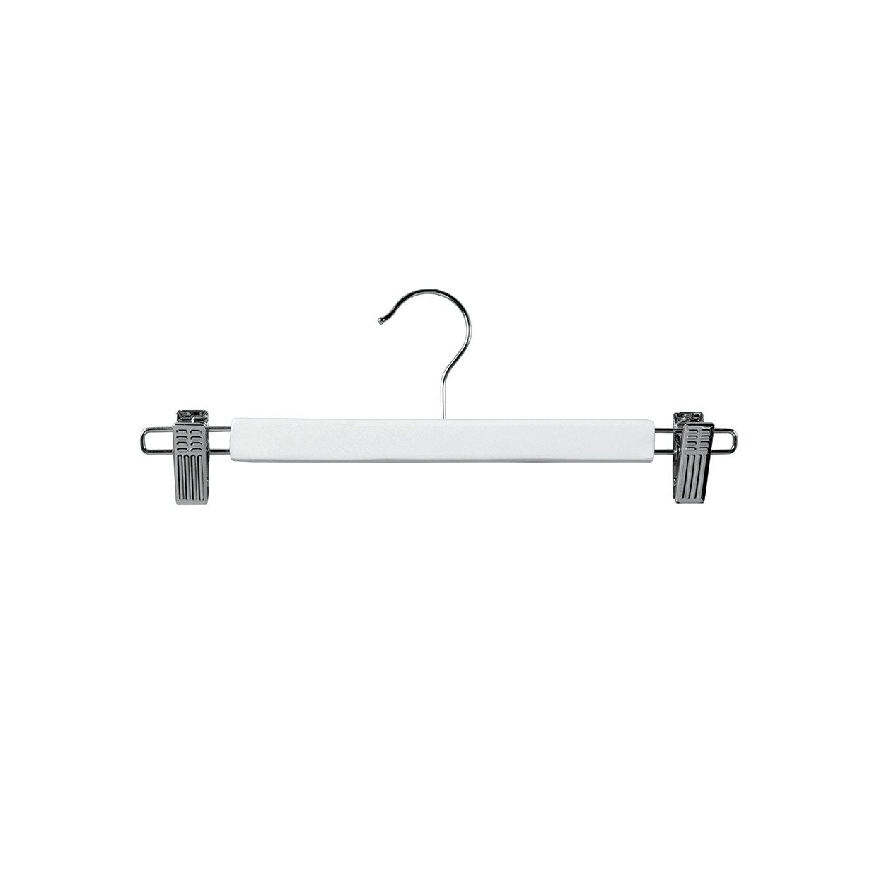 Wooden Hanger with Clips at Ends (H2634)