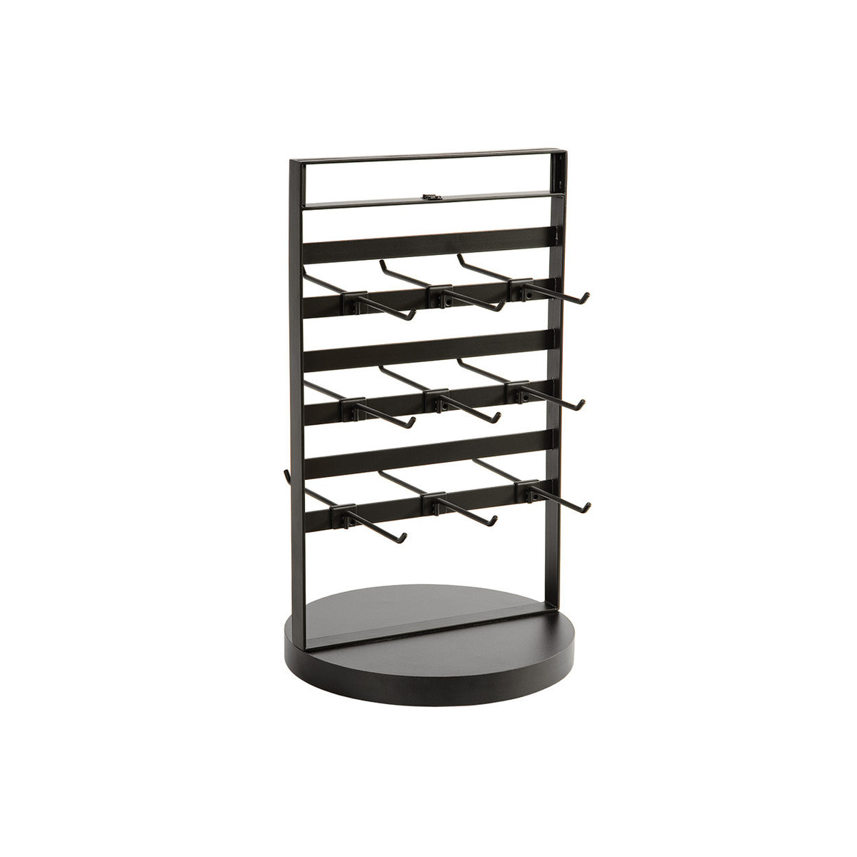 Counter Jewellery Spinner with 9 Adjustable Double Sided Hooks