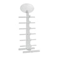 6 Piece Acrylic Eyewear Stand for Countertop with Mirror