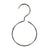 Metal Display Ring with Hook - Suitable for Scarves & Ties