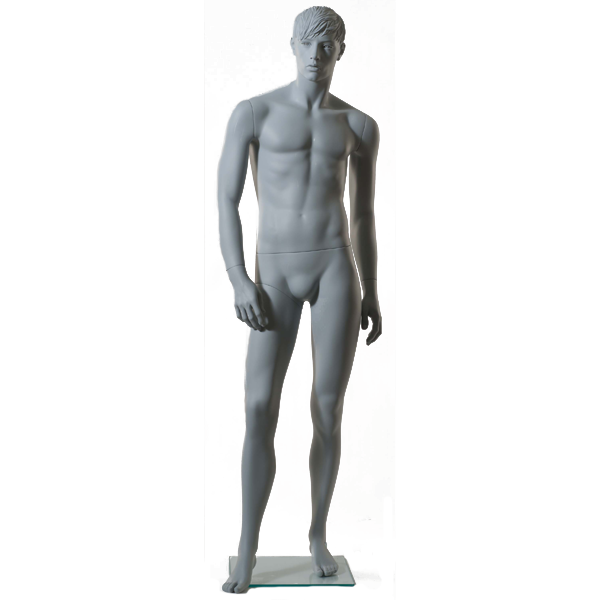 RENTAL European Male Sculpted Mannequin - GA08 Ral9001 (RENT1ABGRN-4)