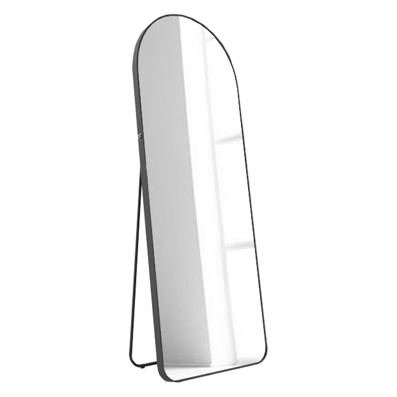 Free standing black mirror deals