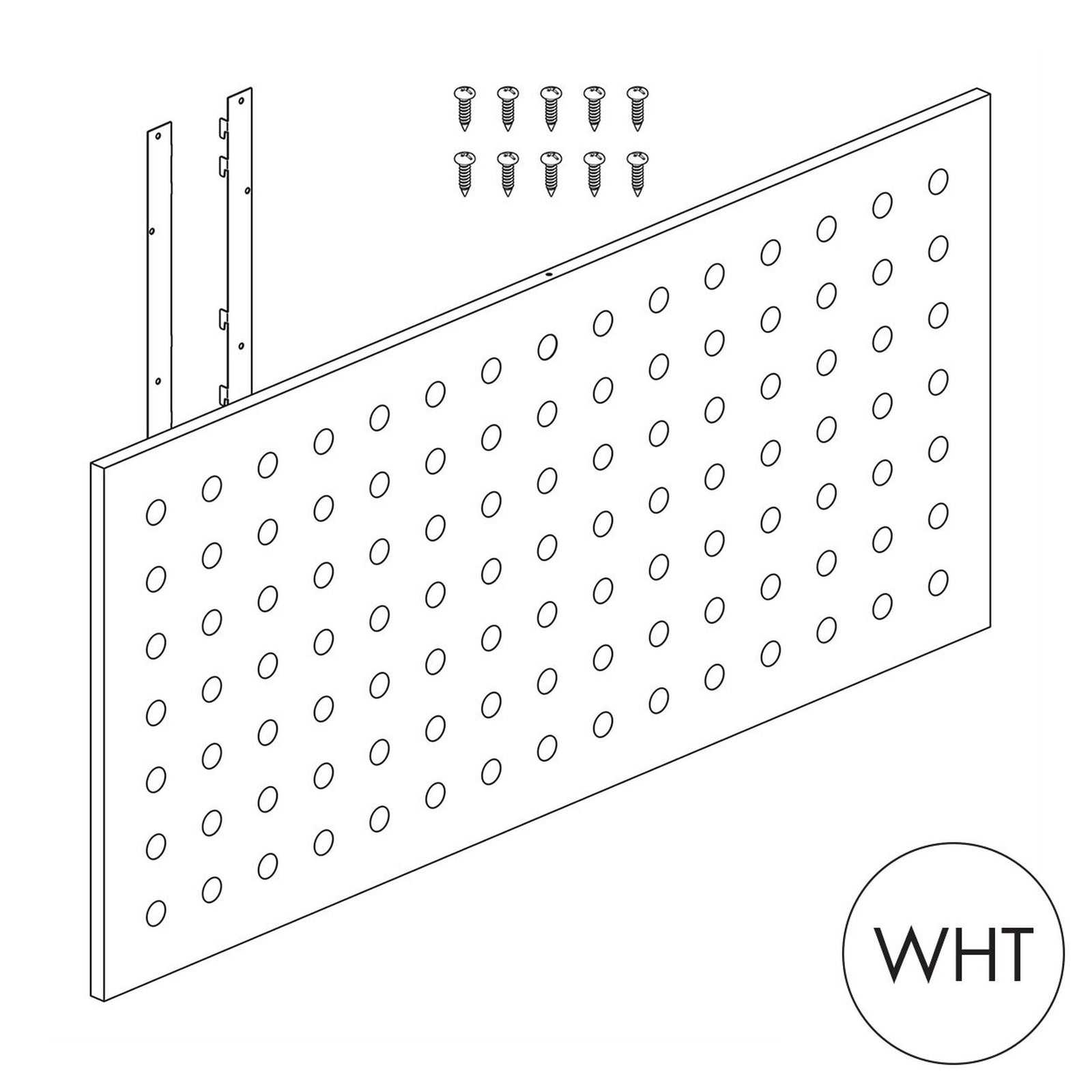 Peggie Perforated Panel, 1190Wx558H