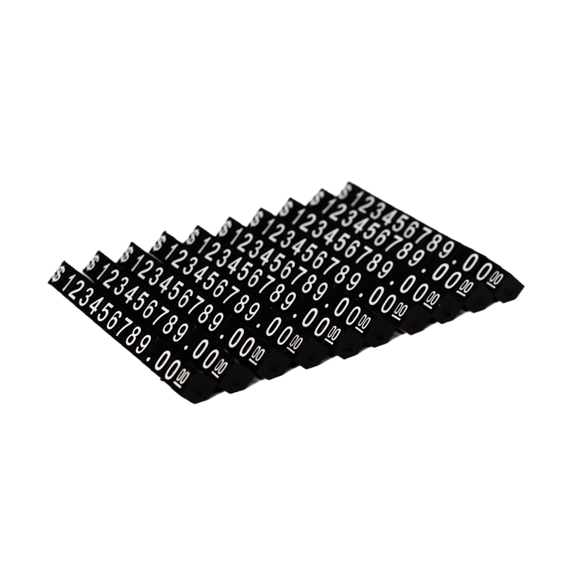 Price Display Plastic Bits - W58 x 6mm High