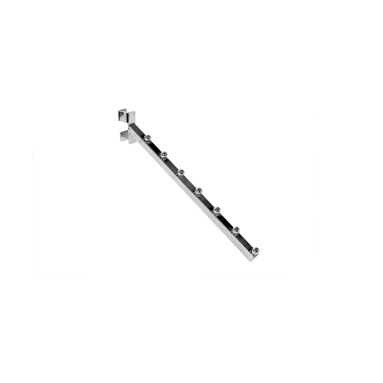 Twist Lock Waterfall Arm for 2-Way & 4-Way Racks with 7 Balls - L380