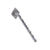 Wall Mount Waterfall Arm 7 Balls - Chrome L410 with W75 x H95 Plate