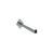 Wall Mount Straight Arm - Chrome L300 with W75 x H95 Plate