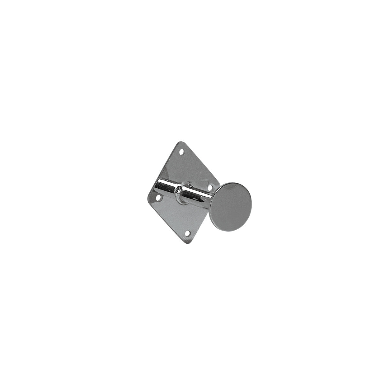 Wall Mount Dressing Room Hook  - D80 with W75 x H95 Plate