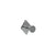 Wall Mount Dressing Room Hook  - D80 with W75 x H95 Plate
