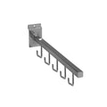 Slatwall Heavy Duty Straight Arm with 5 Hooks