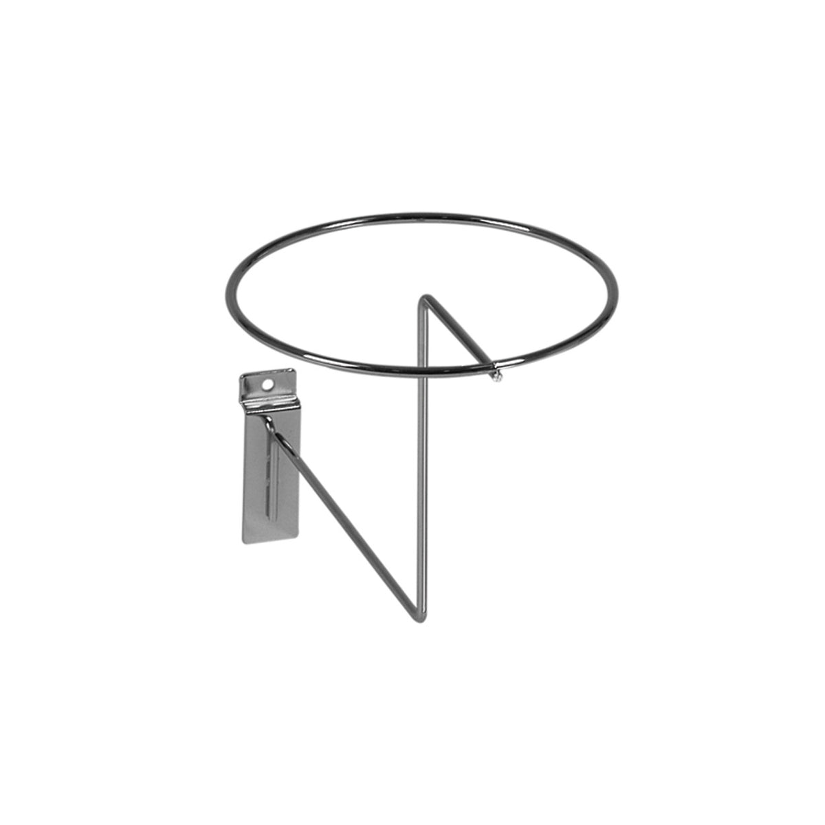 Slatwall Hat Display Large - 150mm DIA Ring &amp; 4mm DIA Rod