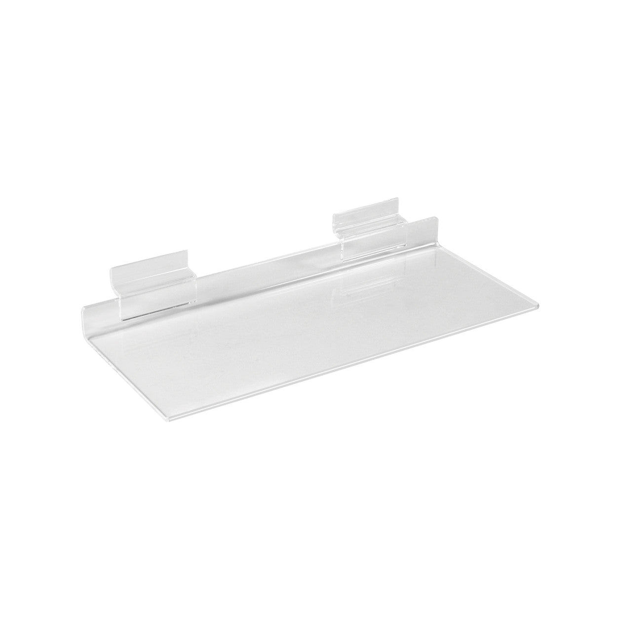 Slatwall Acrylic Shelf - W250 x D100