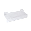 Slatwall Acrylic Shelf with Ticket Provision, 293W
