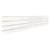 Slatwall Centre Plank with 3 Inserts - White L2400 x H400 x T18