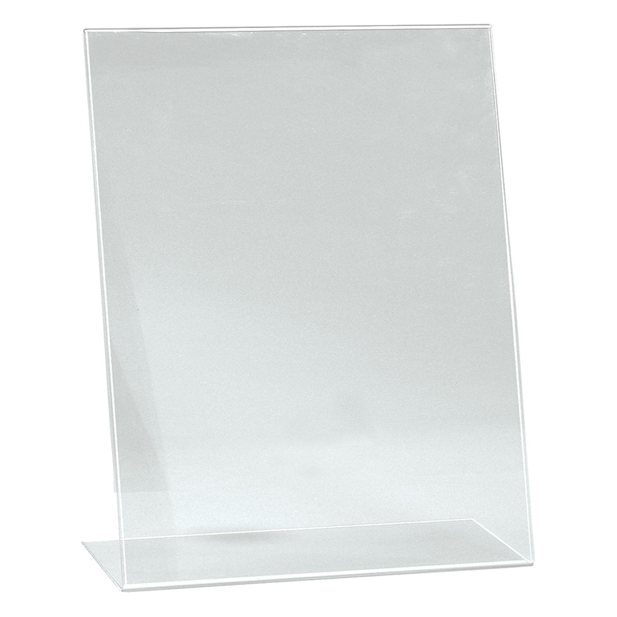 Single Sided Angled Acrylic A3 Portrait Sign Holder - D130 Base