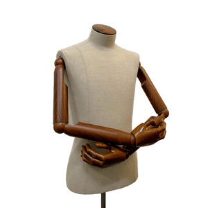 Male Fabric Torso Mannequin with Base